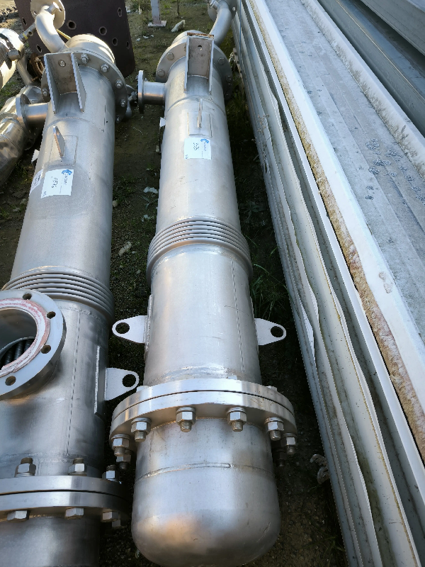 Échangeur de chaleur vertical Seditesa en acier inox 316 - 16 m² - Référence : C13575_0