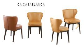 Chaise d'accueil Casablanca - 81 cm de hauteur totale - Design compact et pratique_0