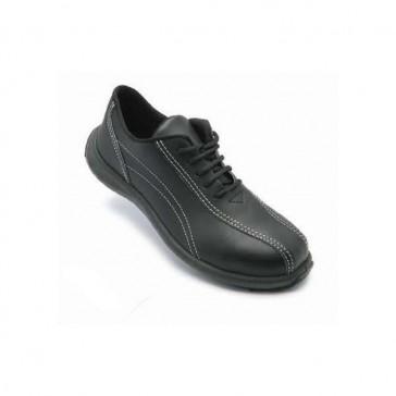 Chaussure de sécurité basse Marie noire - P36 - cuir verpelle - embout acier 200J - Bossi-Industrie_0