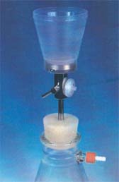 Filtration sur membrane en polycarbonate - entonnoir stérile 250 ml - membrane à pores calibrés - pack complet avec accessoires_0