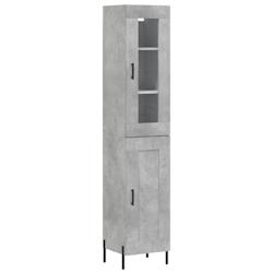 Helloshop26 - Buffet bahut commode armoire meuble de rangement organisateur cuisine salle de séjour salon haut 34,5 x 34 x 180 cm 02_0034323 - 300021_0