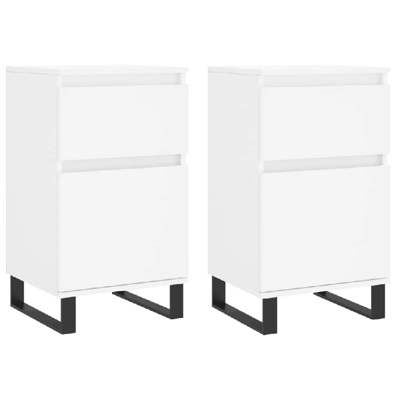 Helloshop26 - Buffet bahut commode armoire meuble de rangement organisateur cuisine salle de séjour salons lot de 2 40 x 35 x 70 cm 02_0036661 - 3000_0