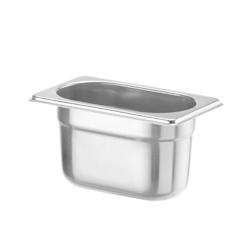 Hendi Récipients GN Profi Line GN1/9 1 litre en acier inoxydable 18/10 - Acier inoxydable 18/10 801826_0
