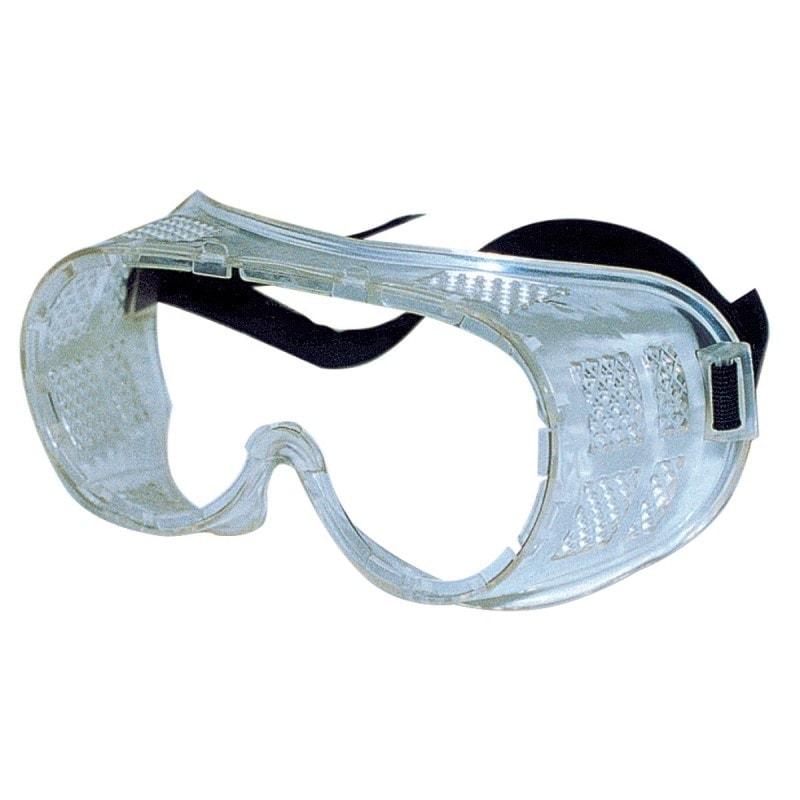 Lunettes de protection transparentes Schweisskraft - plastique flexible - ventilation en tamis - EN 166 B 0196 CE_0