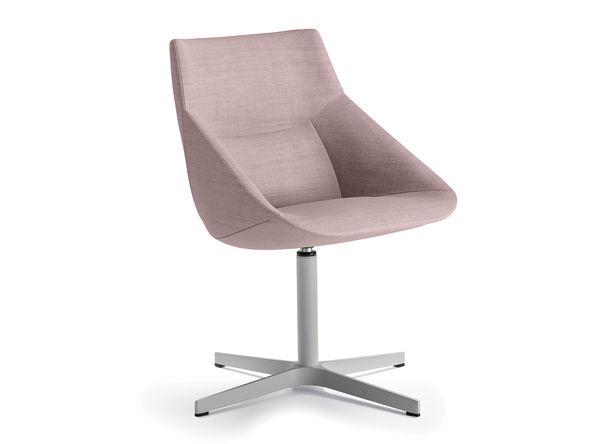Chauffeuse Bow pied croix giratoire avec ou sans accoudoirs_0