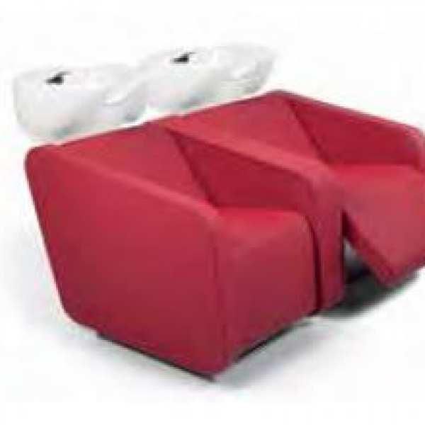Bac de lavage - Gowash 2P FA 370 2 - 2 places avec cuvette ergonomique basculante et fauteuil intégré_0