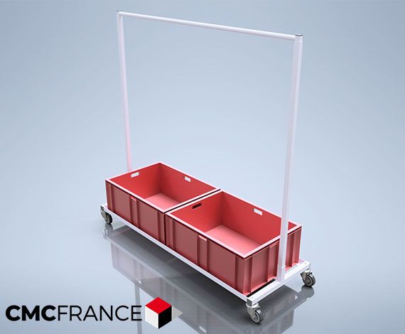 Portant avec barre fixe