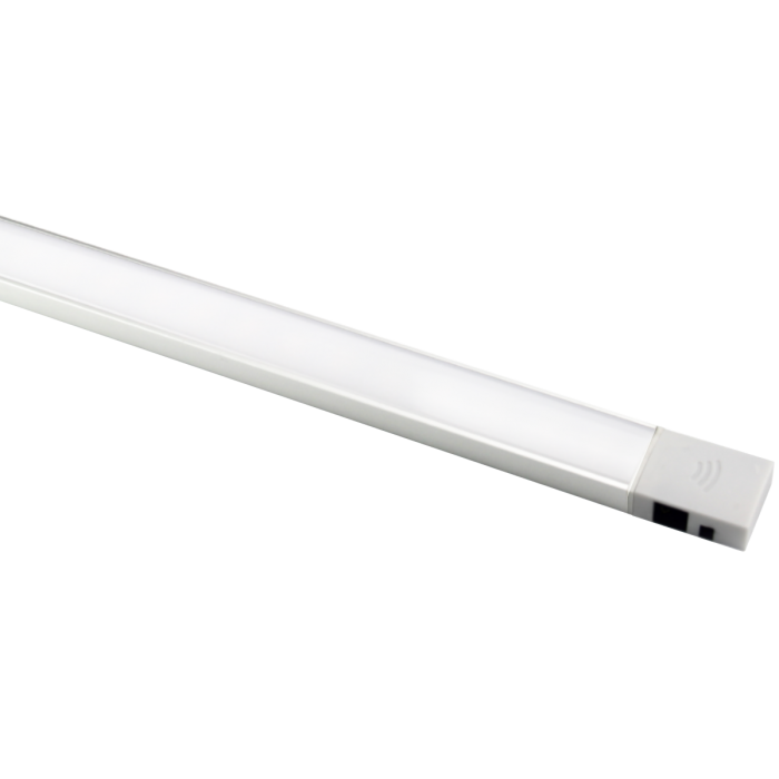 Réglette LED 12W - 100 cm - Très lumineux - Idéal vitrines, bibliothèques, garde-robes, plans de travail, meubles de cuisine, étagères - NOVIL 2_0