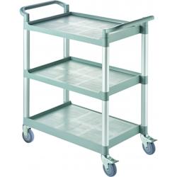 Stalgast chariot de Service en Plastique 3 Étagères Plastique/inox 661035 - 652733125675_0