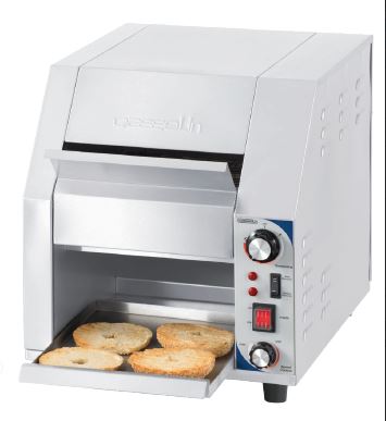 Toaster convoyeur Casselin CCYTS - 300 toasts/heure - Acier inoxydable - 363x570x410mm_0