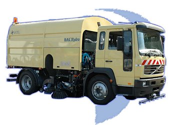 Balayeuse de voirie Val'Air BH7 - système hydrostatique, cuve 7m³ en acier ou inox_0
