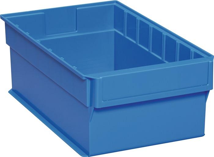 Boîte pour étagère PROMAT - L400xl235xH145 mm - bleu - polypropylène de qualité supérieure_0