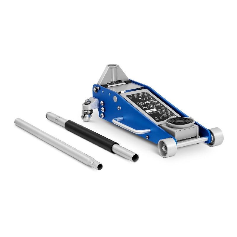 Cric rouleur hydraulique professionnel - 2 500 kg - Plage de levage 100 à 465 mm - Aluminium - 14_0001222_0