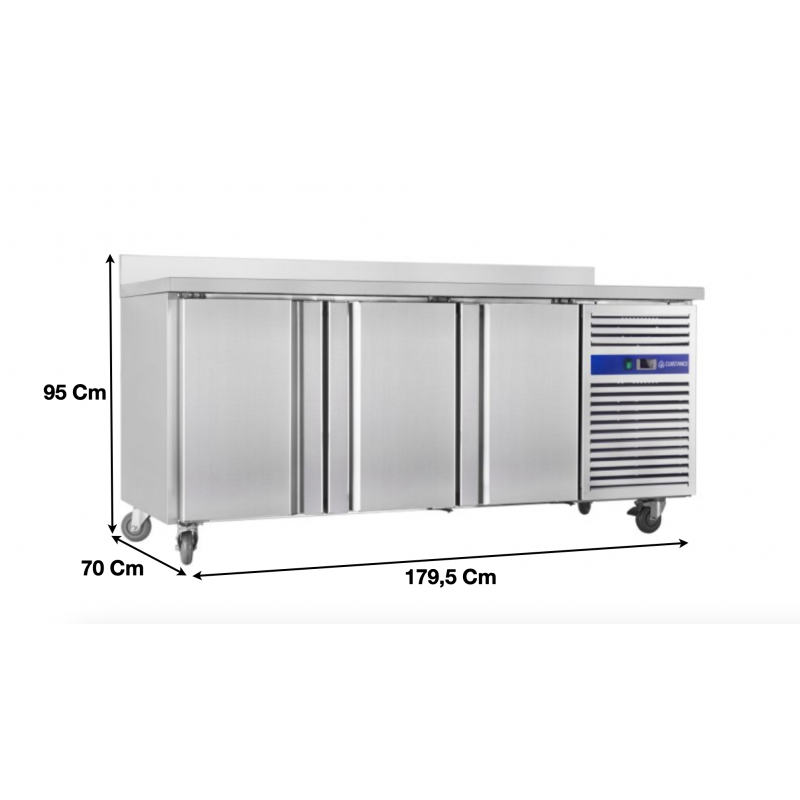 Desserte réfrigérée 700 3 portes positive tropicalisé - gn3200tn_0
