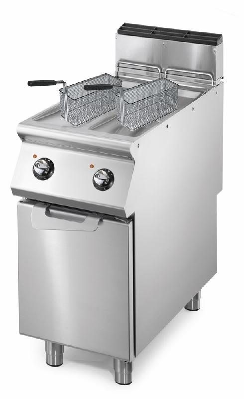 Friteuse professionnelle électrique, capacité 2x 8 litres - VS7040FRE88_0