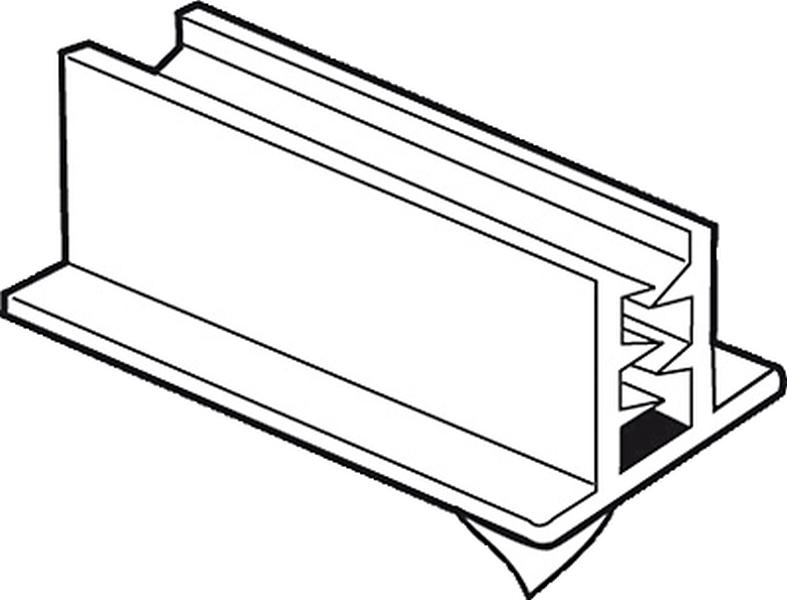 GRIPPEUR BASE EN T, 2,5 CM - DEFLECTO