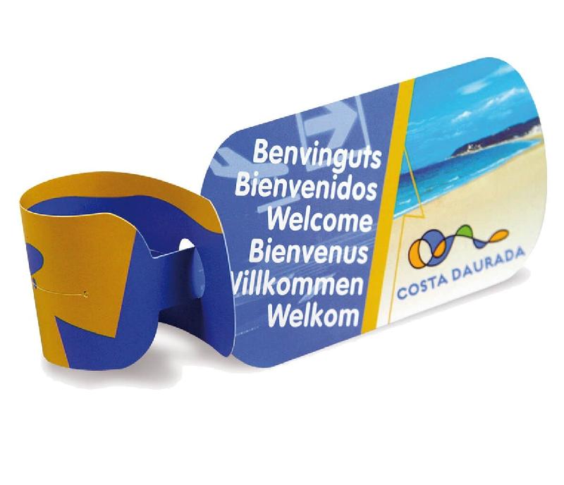 Identificateur valise publicitaire en plastique - Accessoire pour campagnes publicitaires_0