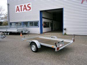 Plateau basculant 306*166 - 1 essieu - non freiné - 500 kg PTAC - caisse basculante en bois antidérapant_0