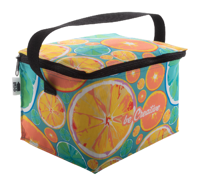 Sac isotherme zippé en polyester RPET 600D avec renfort en aluminium - Pour 6 canettes de 0,33 L_0