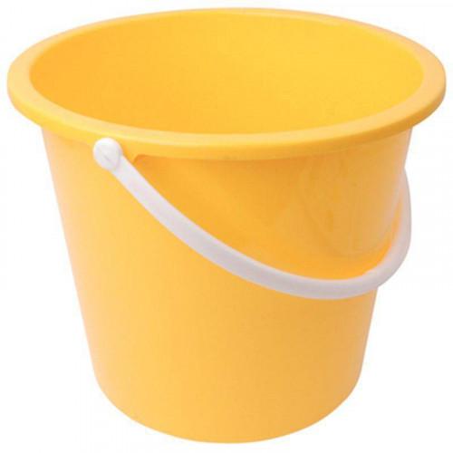 SEAU EN PLASTIQUE JAUNE 10 L JANTEX