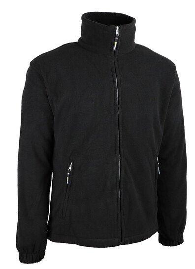 Veste polaire noire 270-280 g/m² - Tailles : 2XL_0