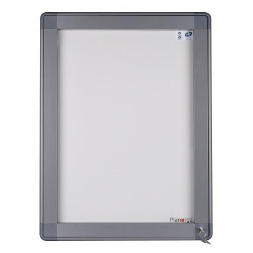 Vitrine affichage extérieure Antarès coloris gris pour 9 feuilles A4_0