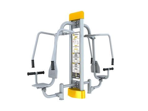 Appareil de fitness extérieur - Push - THJ-D01 - Renforcez pectoraux, épaules et triceps_0
