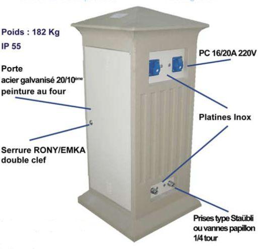 Borne de distribution automatisée en ciment composite verre (ccv)_0