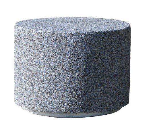 Borne anti-stationnement Aspic - Cylindrique en béton - 3 finitions disponibles_0