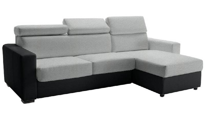 Canape D Angle Reversible Ouverture Rapido Sidney Deluxe Bicolore Sommiers Lattes Renatonisi Couchage Quotidien