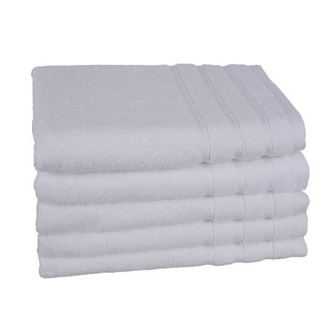 DRAP DE DOUCHE BLANC 70 X 140 CM H-LINE (VENDU PAR 5)