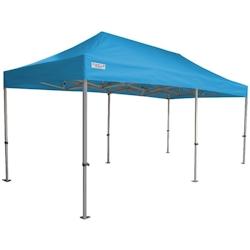 Tente pliante professionnelle 4x8m - aluminium 55mm - PVC 580g M2 - bleu ciel - FRANCE BARNUMS_0