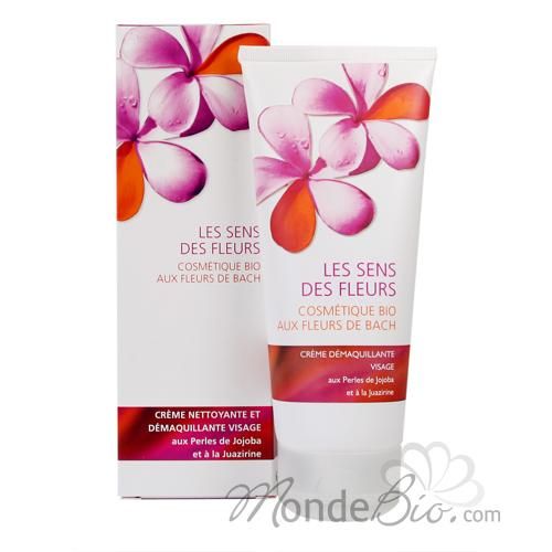 LES SENS DES FLEURS - CRÈME NETTOYANTE ET DÉMAQUILLANTE JOJOBA ET JUAZIRINE 200ML