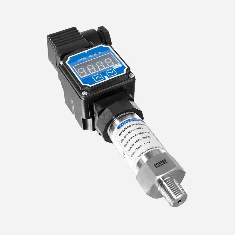 MPM480 - Transmetteur de pression industriel - Microsensor - Affichage LED - Sortie 4~20mA_0