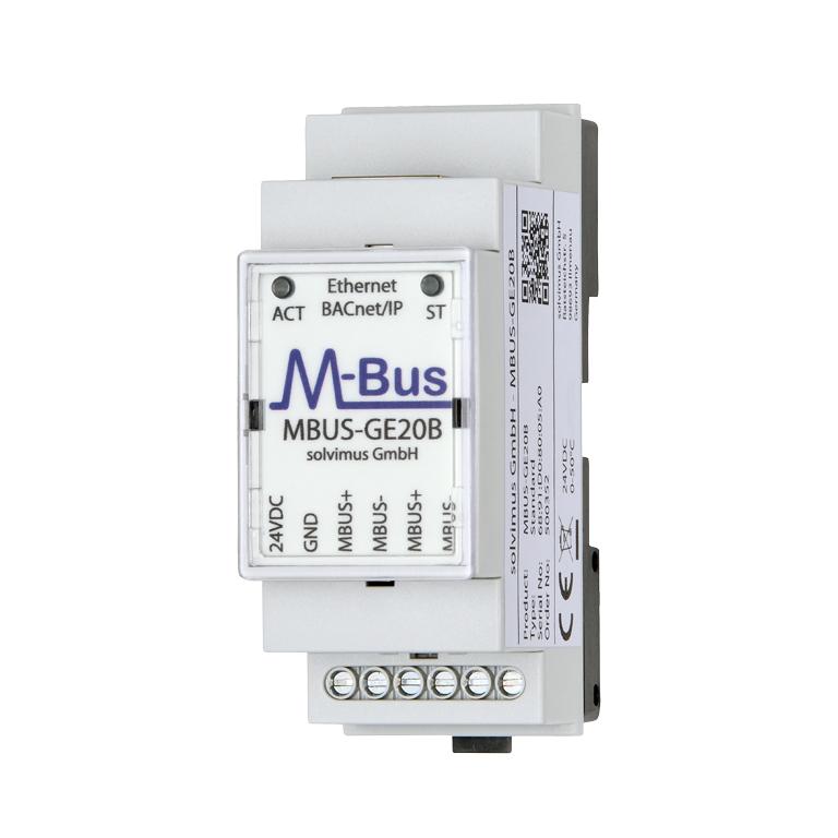 Passerelle compacte pour la conversion de données M-Bus sur BACnet/IP - MBUS-GE5B / MBUS-GE20B / MBUS-GE80B - Jusqu’à 80 charges unitaires_0