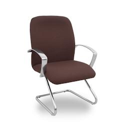 Piqueras y Crespo Sillón Caudete confidente patín bali marrón oscuro - marron multi-matériau 117CPBALI463_0