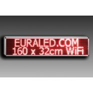 Journal lumineux PL160032ORWF - Gaviota Impex - Panneau LED 160x32 cm - Extérieur/Intérieur - Rouge - WiFi - Haute luminosité_0