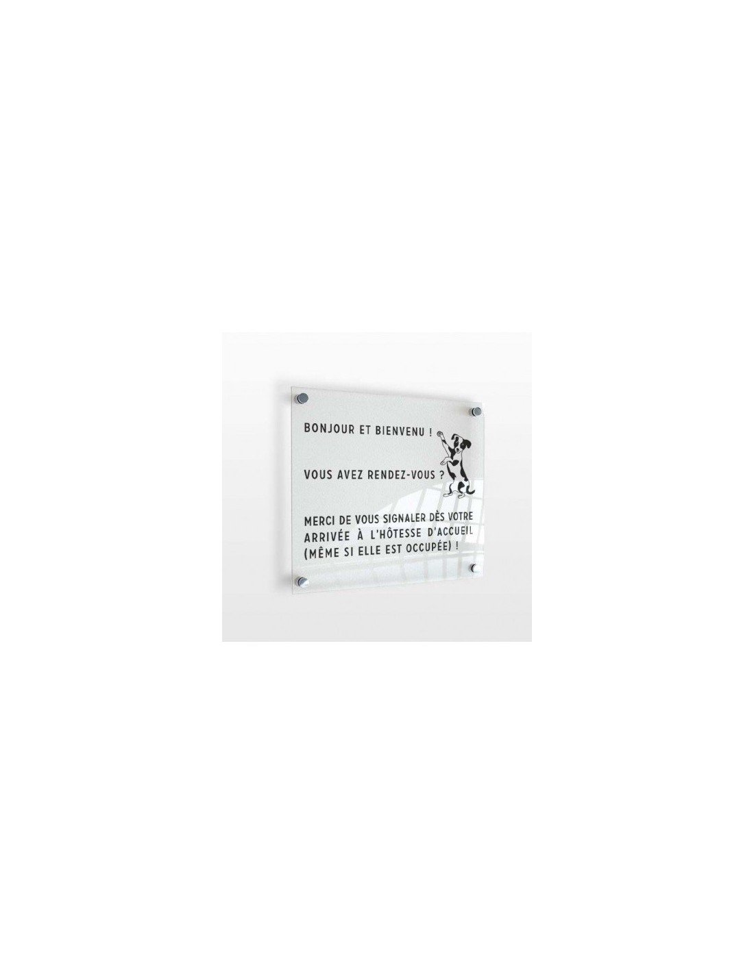 Plaque de porte en plexiglass_0