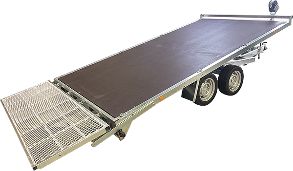 Remorque pour espace vert - 4,10 X 2,20 M - 2700 KG - ÉRDÉ PLBH 4122_0
