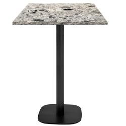 Restootab - Mange-debout 60x60cm - modèle Round terrazzo cepp - gris Bois manufacturé 3760371513871_0