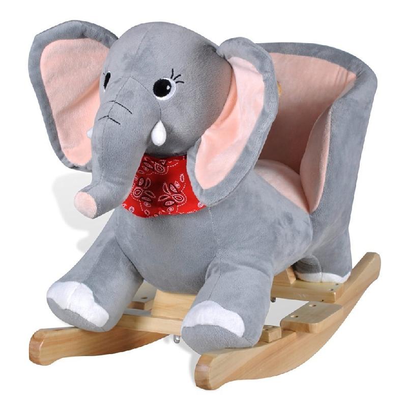Siege Fauteuil Chaise A Bascule Enfant Jouet Tissu Gris Siege Fauteuil Chaise A Bascule Enfant Jouet Tissu Gris
