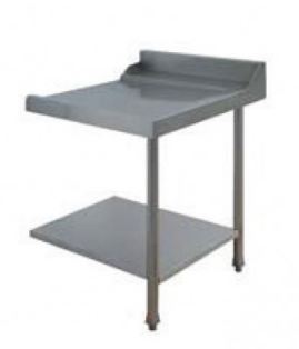 Table de sortie en inox pour lave-vaisselle à capot 50x50 ELETTROBAR - Référence : 80200 - FABRIQUÉ EN ITALIE_0