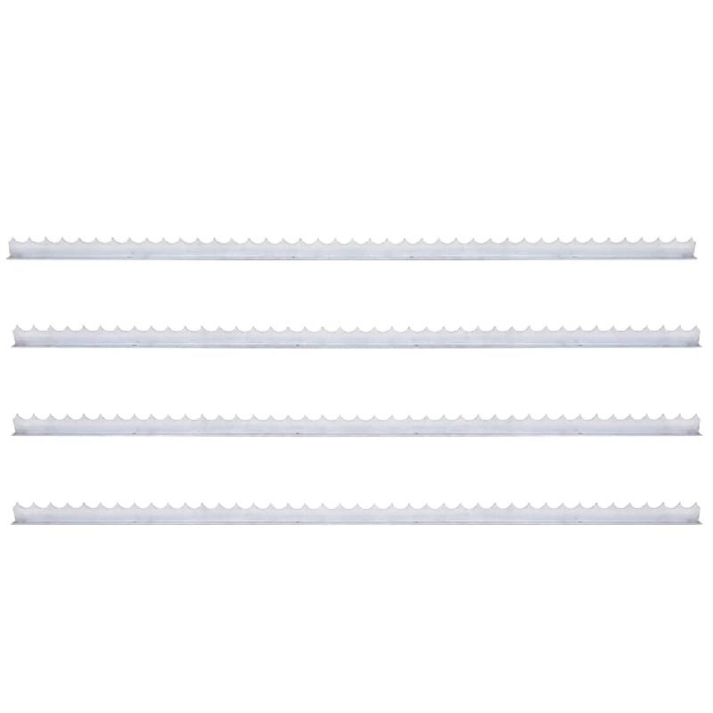 Vidaxl piquets muraux 4 pcs 1 m acier galvanisé 145769_0