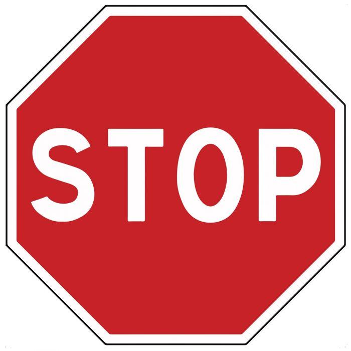 Panneau de signalisation stop