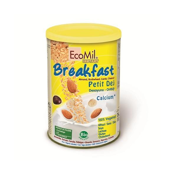 ECOMIL LAIT D'AMANDE PETIT DEJ CALCIUM BIO 400 BOISSONS INSTANTANÉES