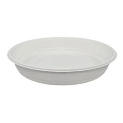 CROKUS Saladier canne à sucre parecchi, sans PFAS ø 25 x 4,5 cm - 1500 ml (200 unités) - blanc Bagasse C123735_0