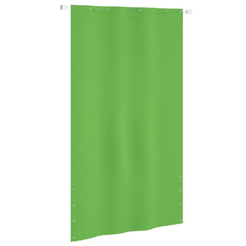 Écran de balcon brise-vue - Protection confidentialité - 140 x 240 cm - Tissu Oxford vert clair - 02_0010423_0