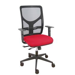 Piqueras y Crespo Silla Motilla traslack malla negra asiento bali rojo brazo regulable - rouge multi-matériau 21TKM840B350B10CRN65_0