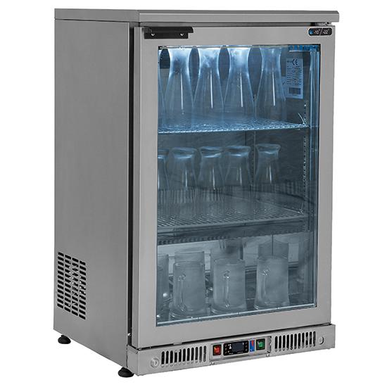 Refroidisseur bar de verres 150 litres, -18°/-20°C - Virtus BMB0046/F - Matériel de restauration électrique avec gaz réfrigérant R404A_0