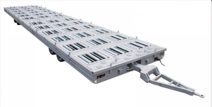 Remorque industrielle Miloco - Charge utile 50 000 kg - Transport longitudinal et transversal_0